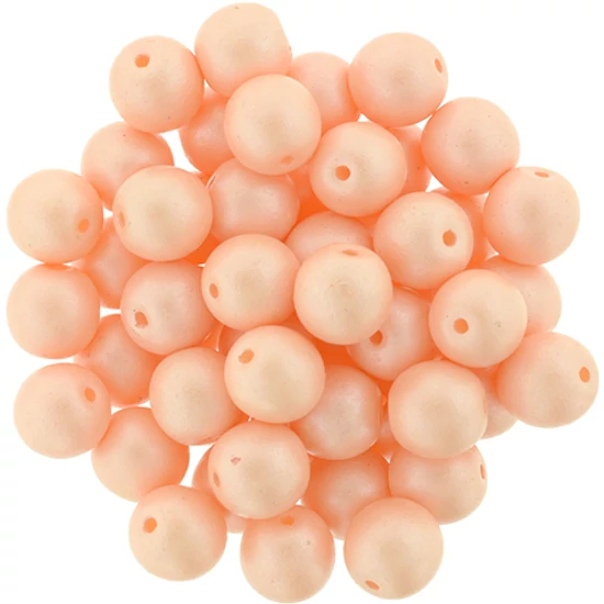 Préselt gyöngy - 6 MM - Powdery - Pastel Peach - 29303AL (10db)