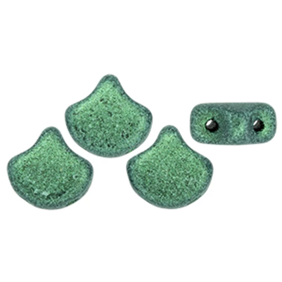 Ginko - 7,5x7,5mm - Metallic Suede - Lt Green - 79051MJT