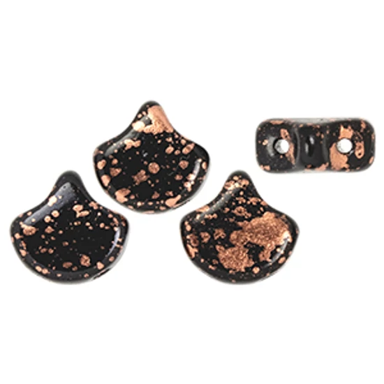 Ginko - 7,5x7,5mm - Copper Splash - Jet - 94412JT
