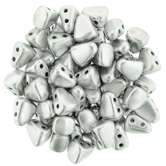 NIB-BIT - 6x5mm - Matte - Metallic Silver - K0170