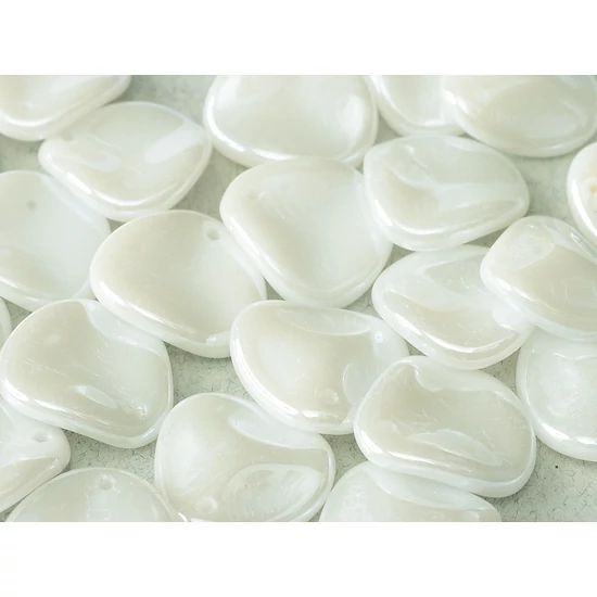 Petal gyöngy - 14x13mm - ALABASTER SHIMMER - 02010/14400