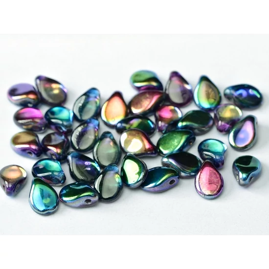 Pip gyöngy - 5x7mm - CRYSTAL MAGIC BLUE - 95100