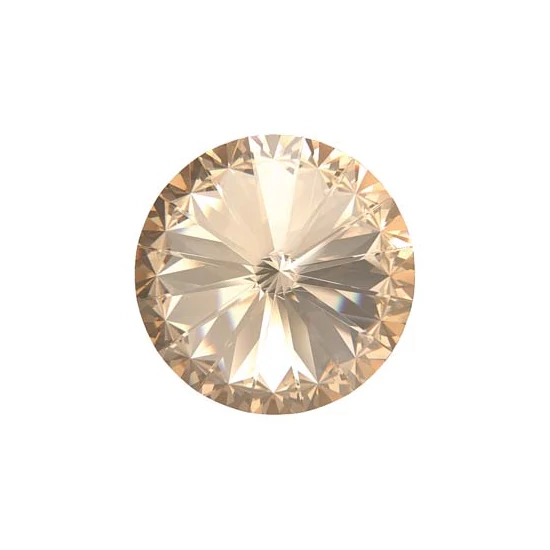 Preciosa MC rivoli - 14mm - CRYSTAL HONEY