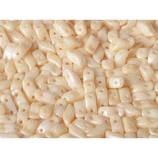 StormDuo - 3 X 7 MM - CHALK WHITE CHAMPAGNE LUSTER - 14413