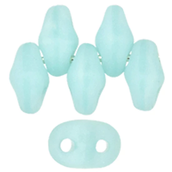 MiniDuo - 2,5x4mm - Matte - Milky Seafoam - M61300