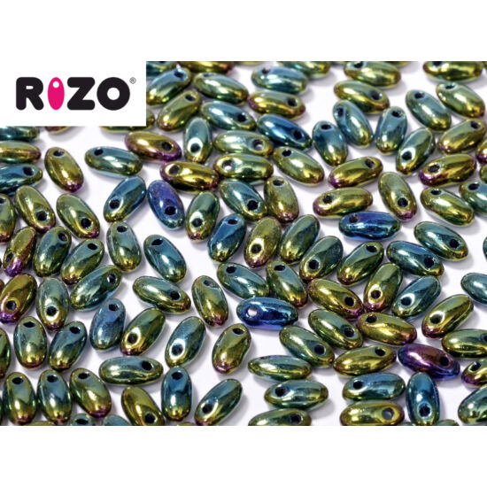 Rizo - 2,5x6mm - Jet Green Iris - 23980/21455