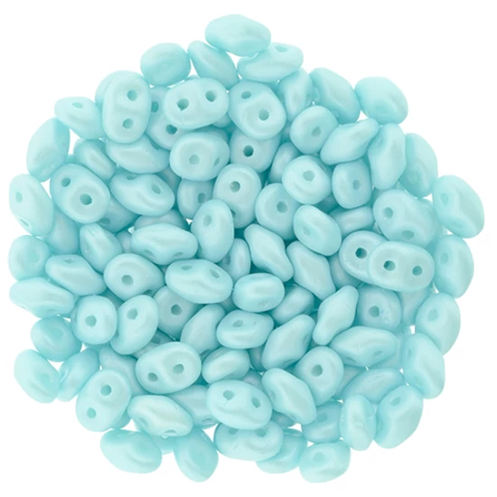 SuperDuo 2,5x5mm - Powdery - Pastel Turquoise - 29313Al