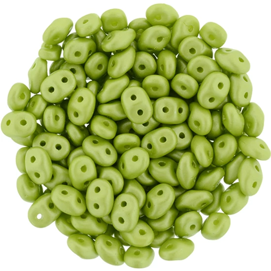 SuperDuo 2,5x5mm - Powdery - Lime