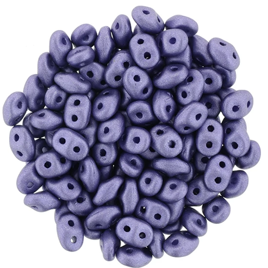 SuperDuo 2,5x5mm : Satin Metallic Lavender - 29425AL