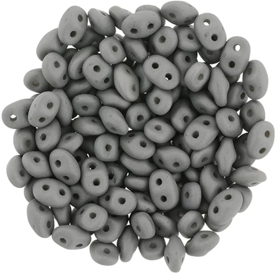 SuperDuo - 2,5x5mm - Saturated Gray - 29566AL