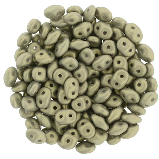 SuperDuo - 2,5x5mm - Powdery - Antique Gold - 29744AL