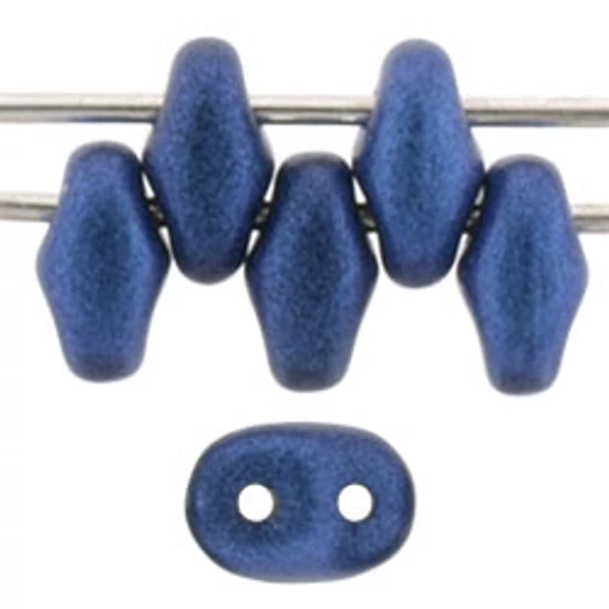 SuperDuo - 2,5x5mm - Metallic Suede - Blue - 79031MJT