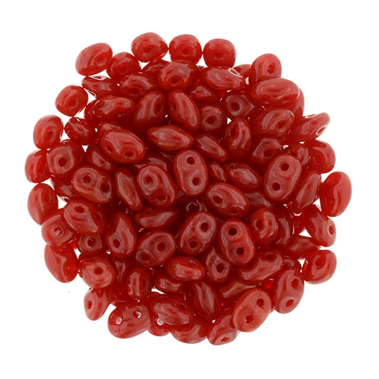SuperDuo 2,5x5mm - Opal Red - 91250
