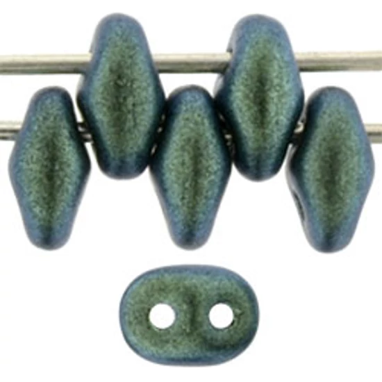 SuperDuo - 2,5x5mm - Polychrome - Aqua Teal - 94104JT