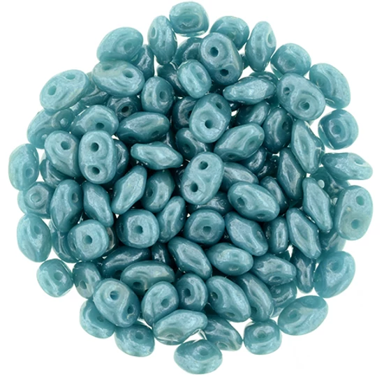 SuperDuo - 2,5x5mm - Luster - Dk Turquoise - L63900