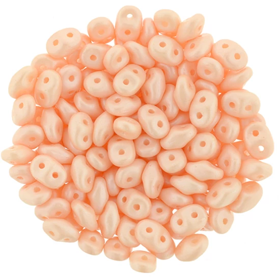 SuperDuo - 2,5x5mm - Powdery - Pastel Peach - 29303AL