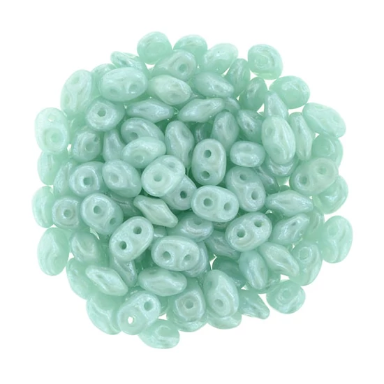 Superduo - 2,5x5mm - Luster - Seafoam - L61300