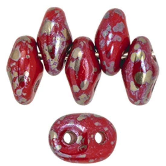 SuperDuo - 2,5x5mm - Opaque Red - Rembrandt - RB93200