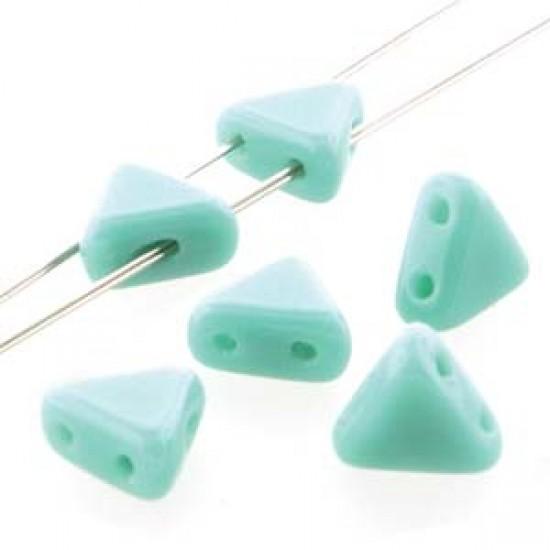 6mm Opaque Green Turquoise, Khéops® par Puca®