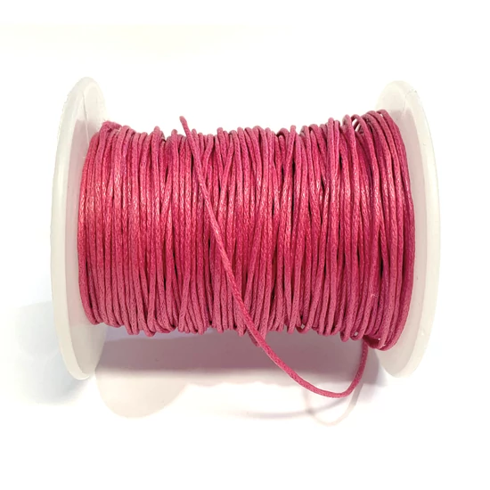 Textil zsinór- 1mm - Ciklámen - színben