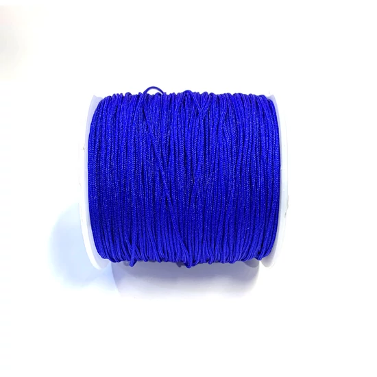 Makramé zsinór - Királykék színben - 0,8mm