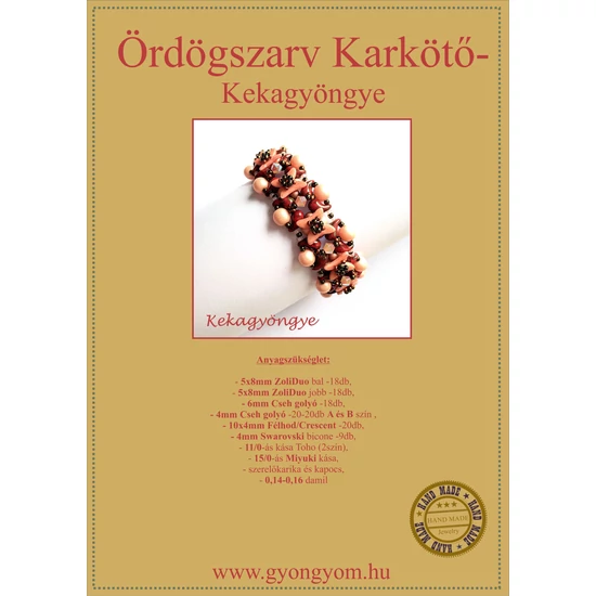 Ördögszarv karkötő