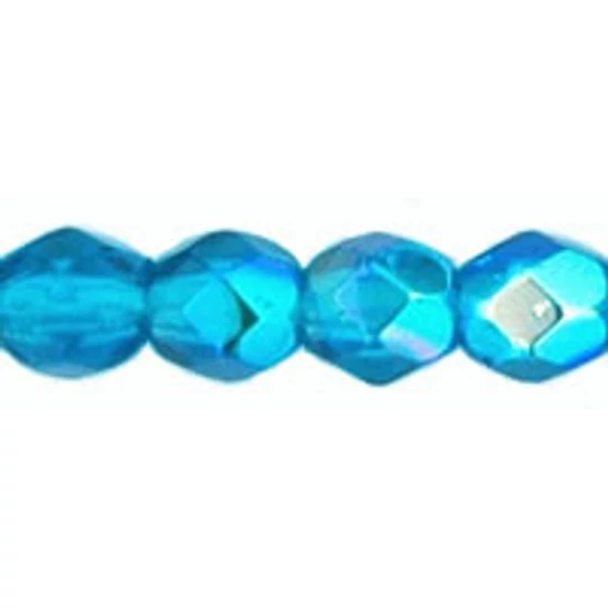 Cseh Csiszolt - 3mm - Capri Blue AB - X60080 