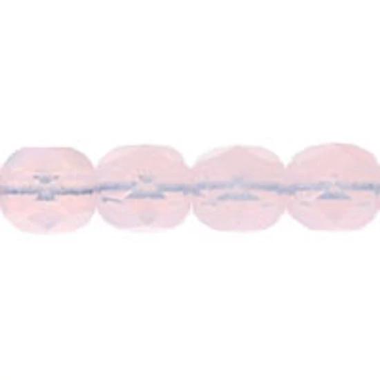 Cseh Csiszolt - 6mm - Milky Lt Rose - 71200