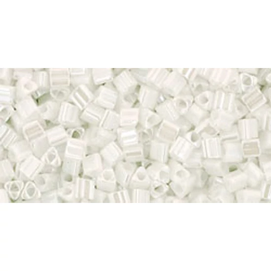 Triangle - 11/0 - Opaque-Lustered White - 121