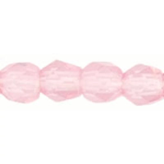 Cseh Csiszolt - 3mm - Milky Pink - 71010