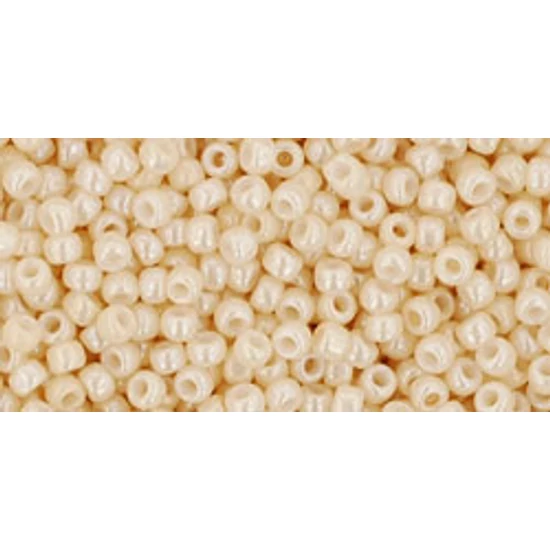 Toho kásagyöngy - 11/0 - Opaque-Lustered Lt Beige - 123