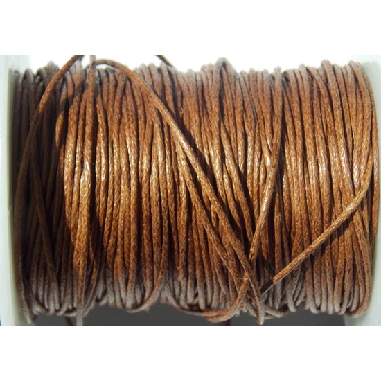Textil zsinór - csoki színben 