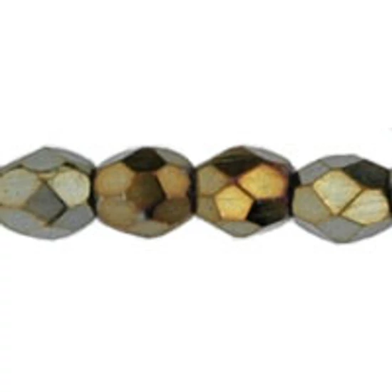 Cseh Csiszolt Gyöngy - 3 mm - Iris - Brown - 21415JT - 21415