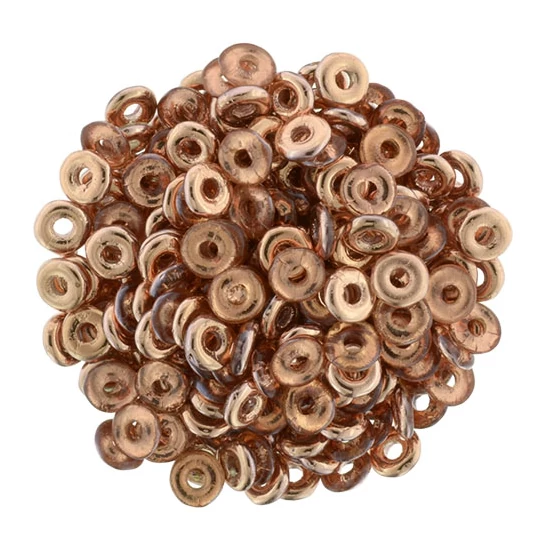 O - gyöngy - 3,8x1mm - Apollo - Gold - C00030