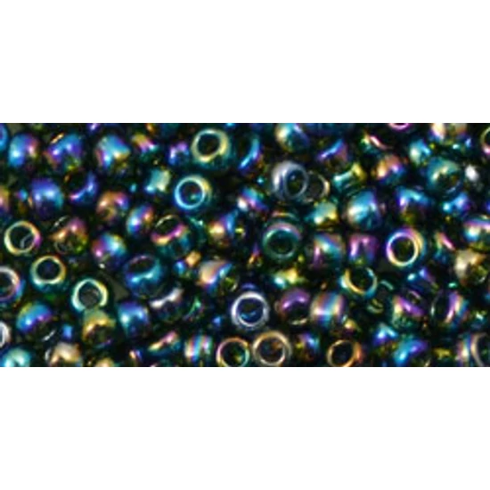 Toho kásagyöngy - 8/0 - Transparent-Rainbow Olivine  - 180