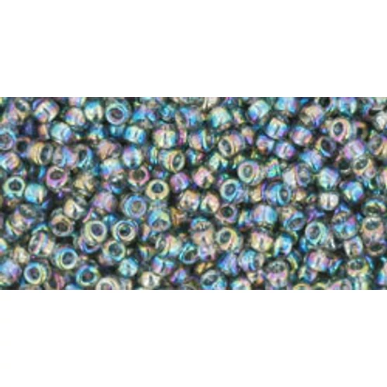 Toho kásagyöngy - 11/0 - Transparent - Rainbow Black Diamond - 176