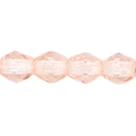  Cseh Csiszolt üveggyöngy  - 3mm - Rosaline - 70100