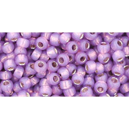 Toho kásagyöngy - 8/0 - Silver-Lined Milky Amethyst - 2108