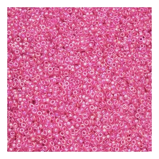 Kásagyöngy - Miyuki - 15/0 -  Áttetsző Forró Pink AB - 355