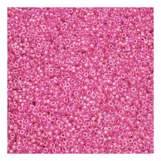 Kásagyöngy - Miyuki - 15/0 -  Áttetsző Forró Pink AB - 355