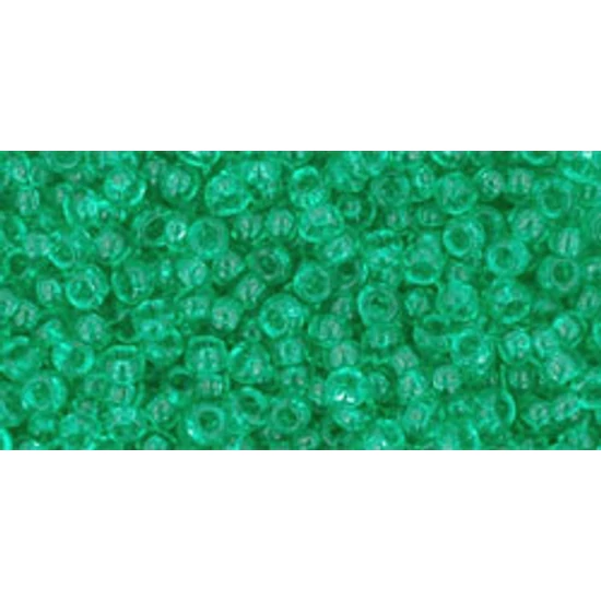 Toho kásagyöngy - 11/0 -  Transparent Beach Glass Green - 72