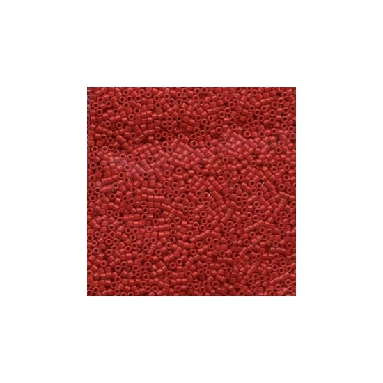 Miyuki Delica - 11/0 - Black Matted Opaque Maroon Matted Dyed - 0796