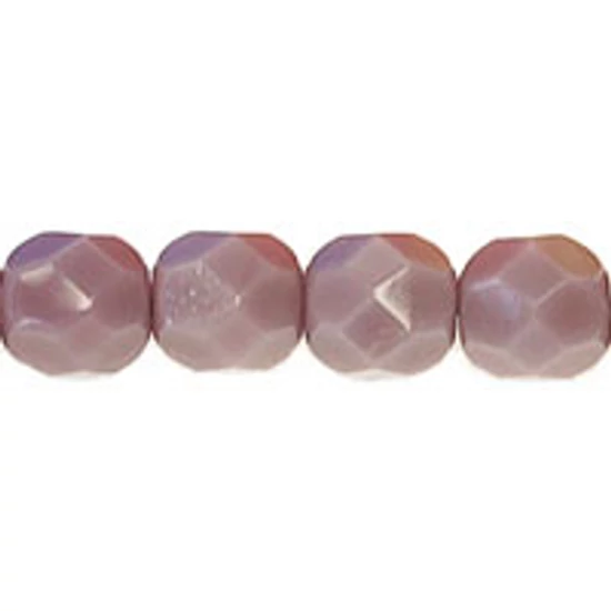 Csiszolt gyöngy - 6mm - Dk Milky Amethyst - 22010