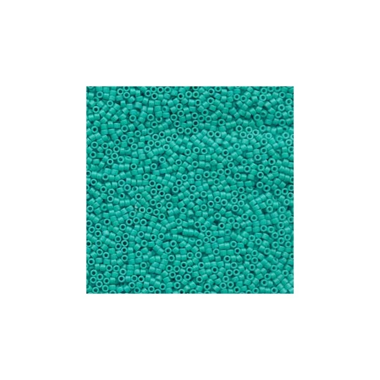 Miyuki Delica - 11/0 - DYED OPQ TURQUOISE GREEN SEMI MATTED - 793