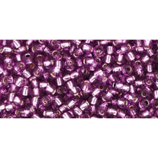 Toho kásagyöngy - 11/0 - Silver - Lined - Lt - Grape - 2219