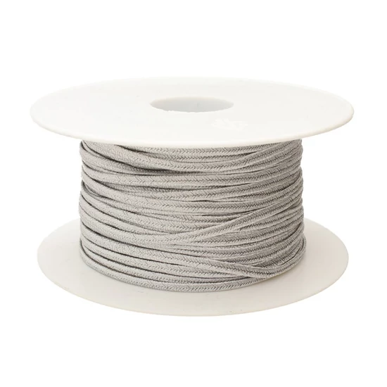 Olasz - sujtás zsinór - 3mm - STAINLESS METALLIC - 3122