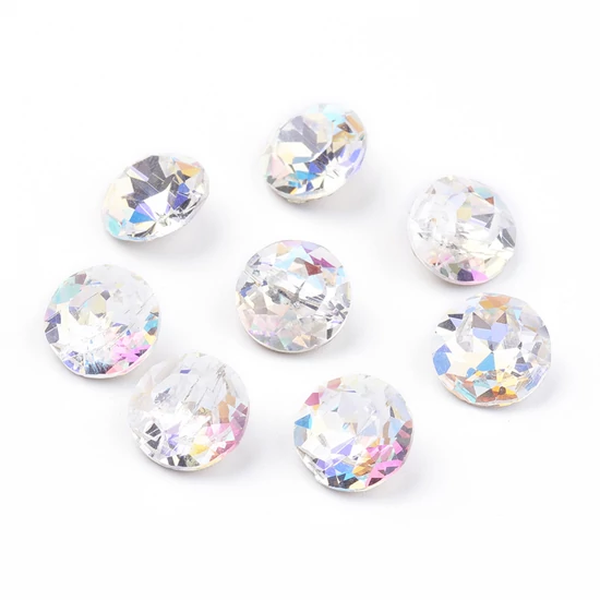 Kristály - 10x5mm - Crystal Shine AB 