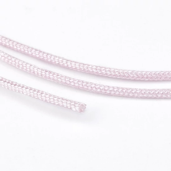 Makramé zsinór - 0,8mm - rózsaszín