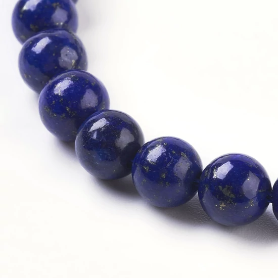 Ásványgyöngy - 6mm - Természetes  Lapis lazuli