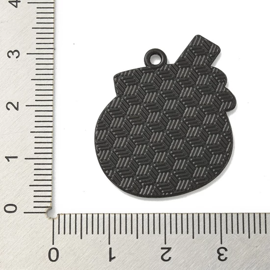 Medál - valentin napi - macskák szívvel - üvegben, piros- fekete és fehér színekben 30x28x1,5mm